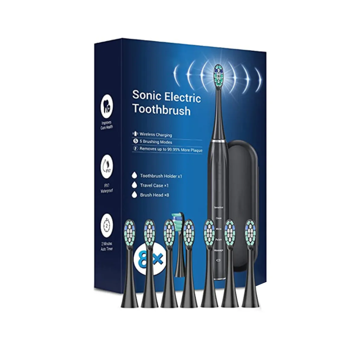 Get a Cleaner, Fresher Breath with the Smart Sonic Dental Care Toothbrush!