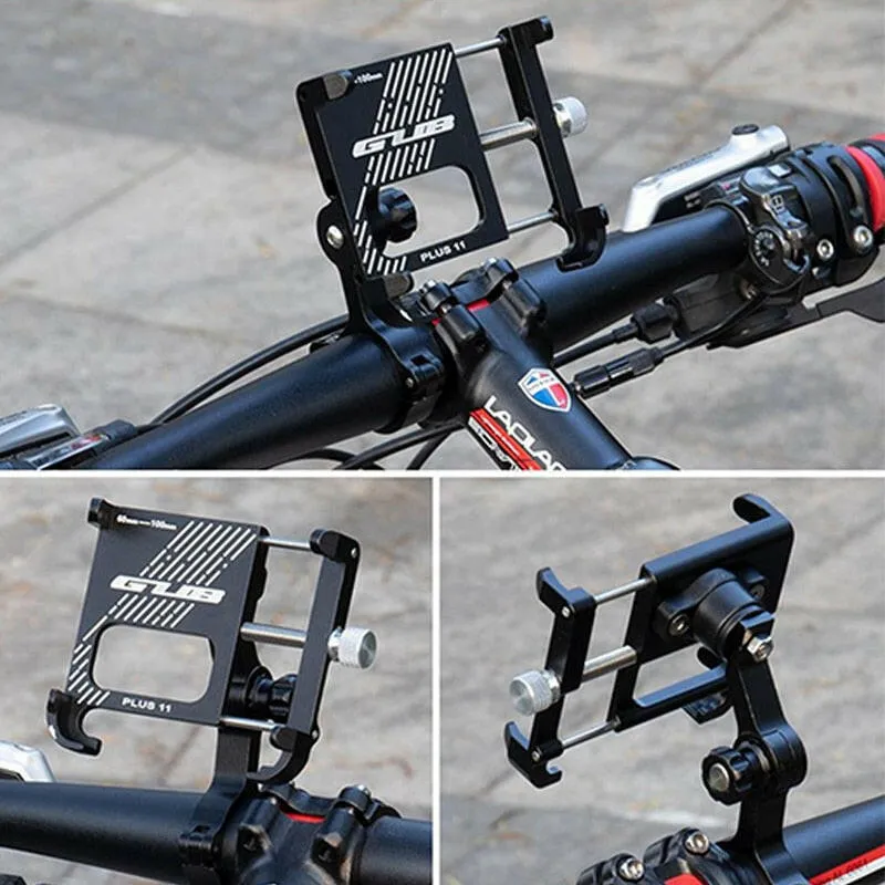 GUB PLUS 11 Bicycle Aluminum Alloy Mobile Phone Holder Mountain MTB Bike Motorcycle Electric Bicycle Bracket Cell Phone Stand