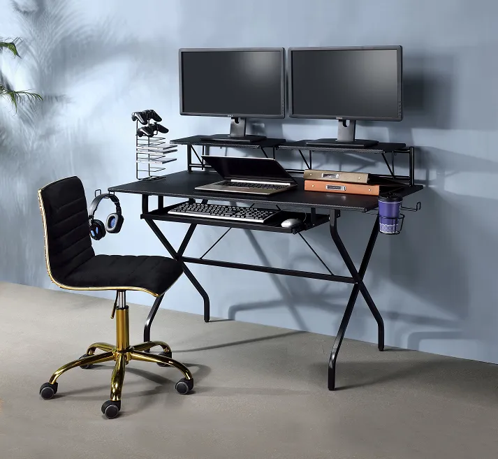 Hartman Black Computer Desk