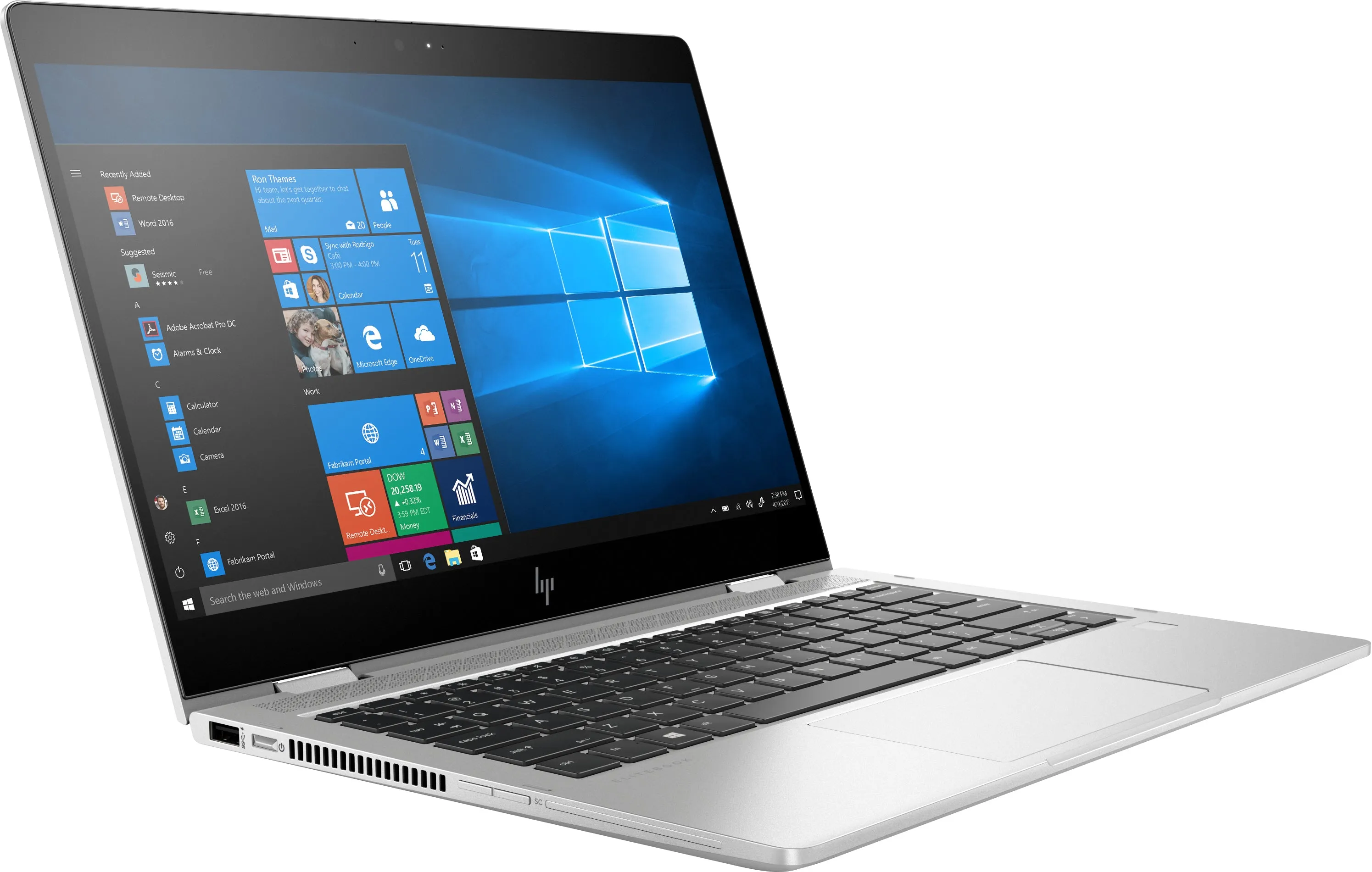 HP EliteBook X360 830 G6 13.3" FHD Touch Convertible Notebook PC, Intel i7-8565U, 1.80GHz, 8GB RAM, 32GB Optane  256GB SSD, Win 10 Pro,7NK13UT#ABA