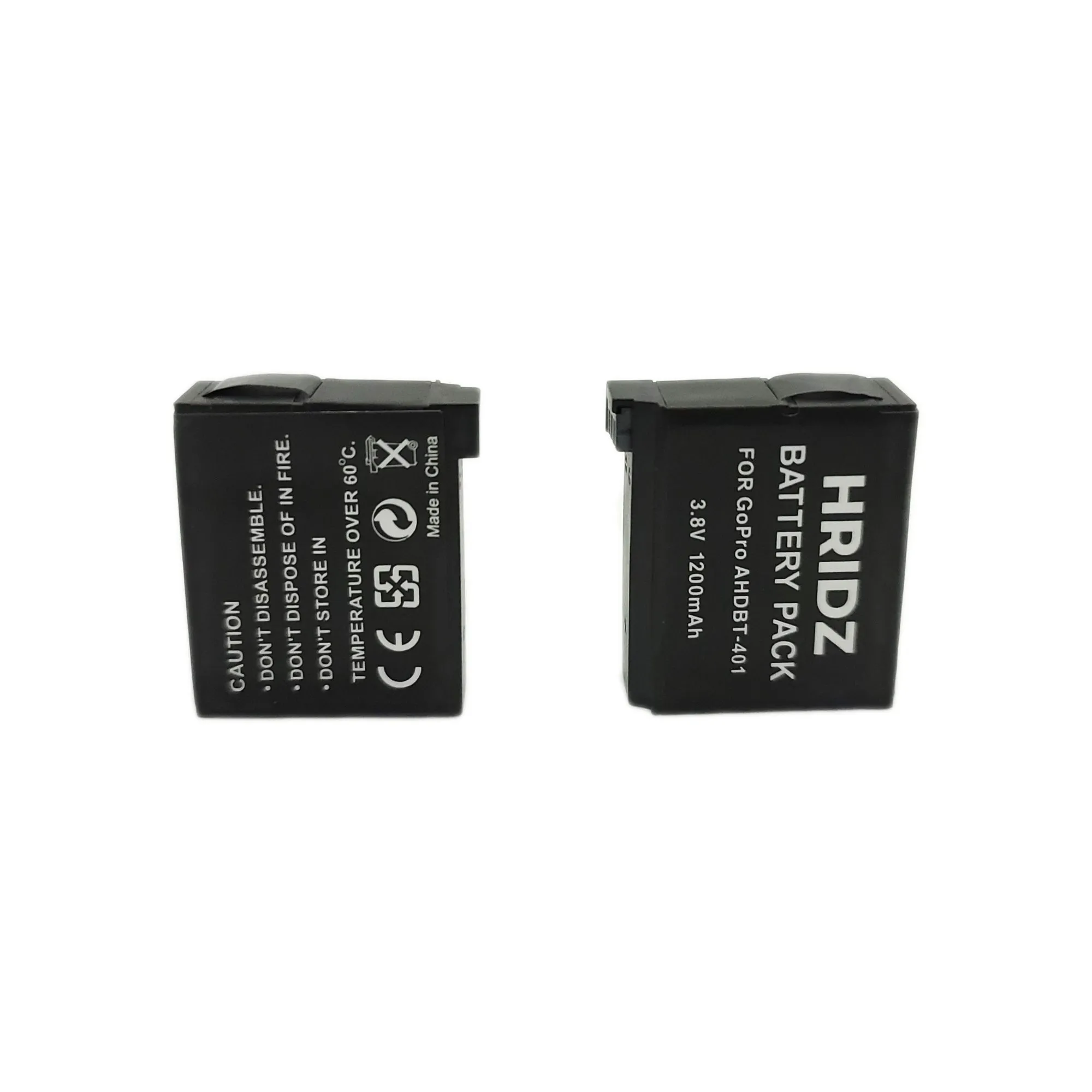 Hridz AHDBT-401 for GoPro Hero 4 Battery and Charger for BLACK or SILVER