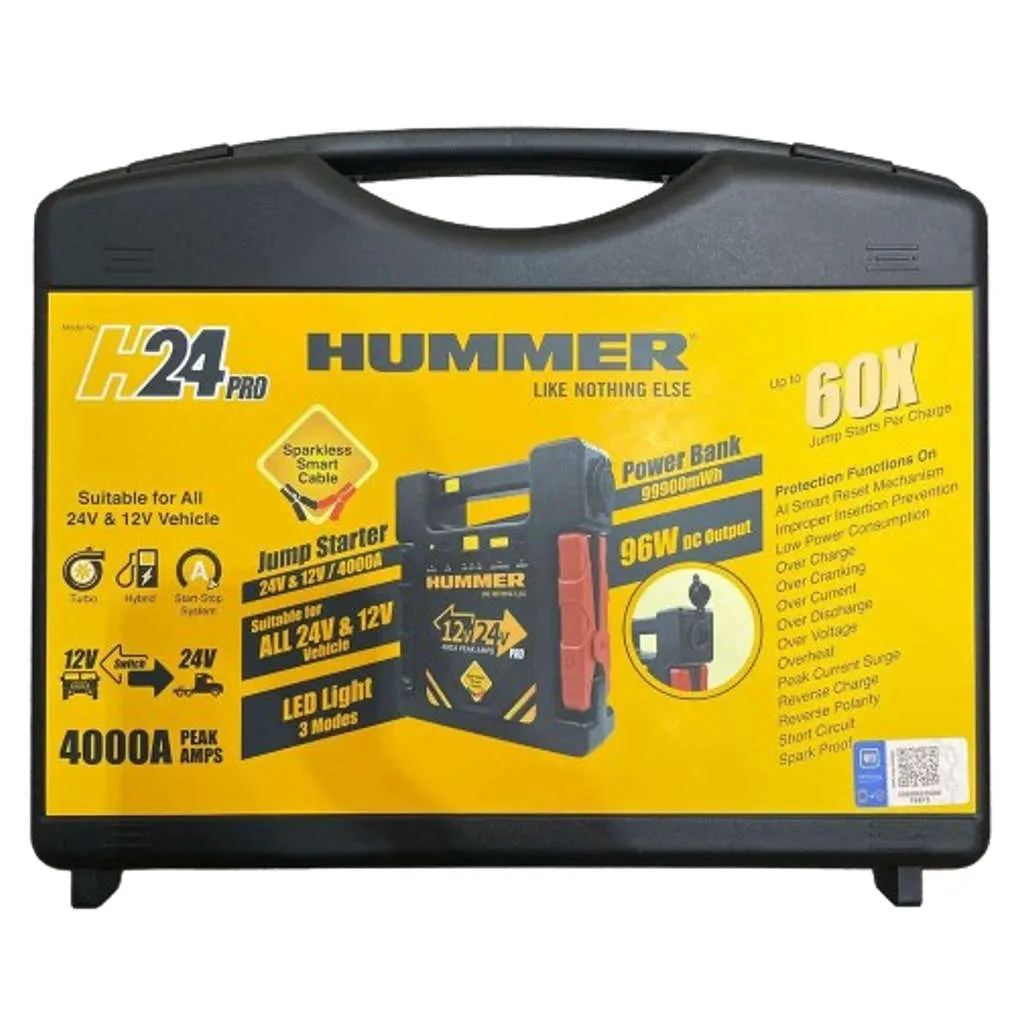 Hummer H24 Pro Jump Starter 27000mAh