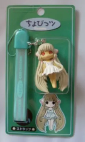 Kodansha Clamp Chobits Chii Mascot Phone Strap Figure