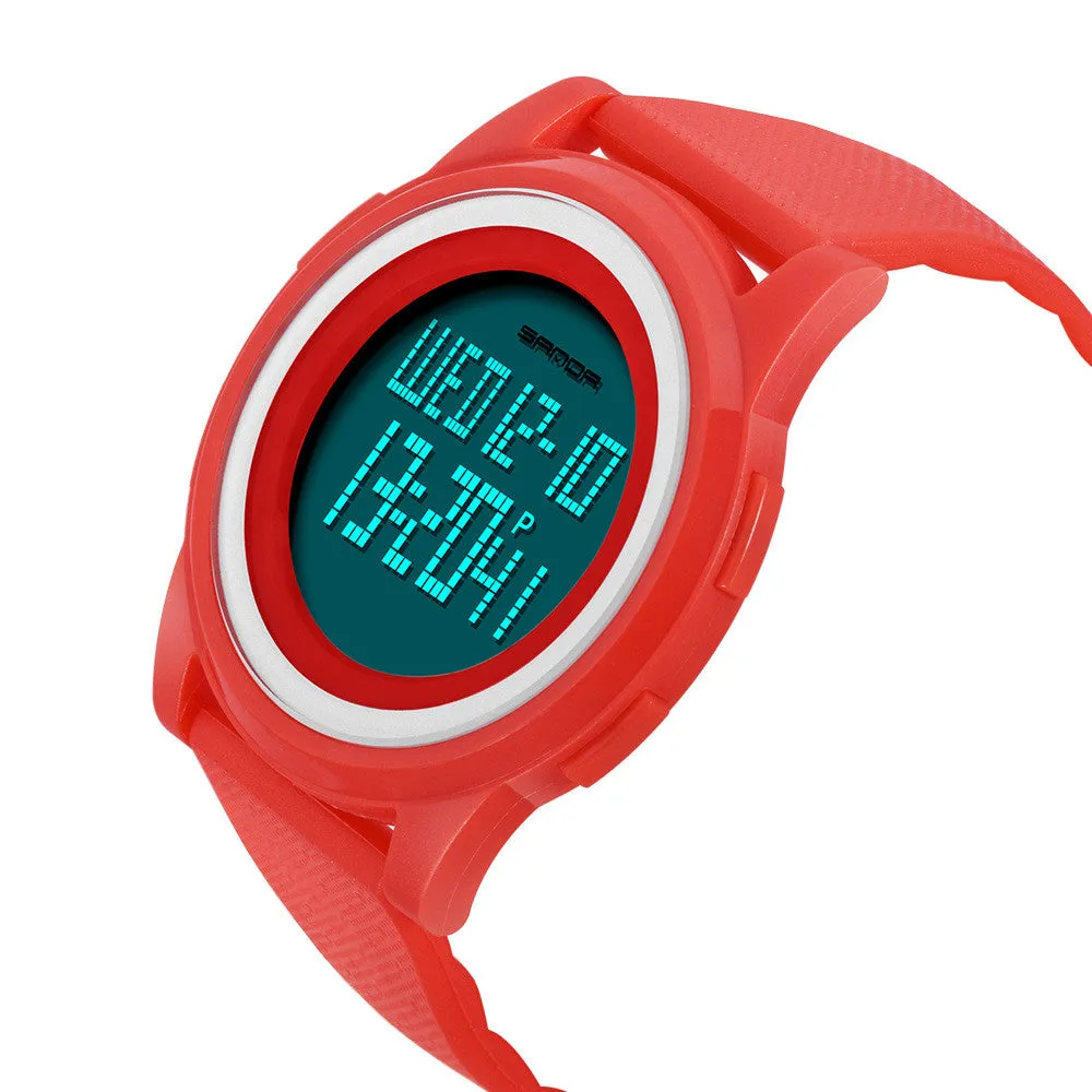 LED luminous waterproof men's electronic watch