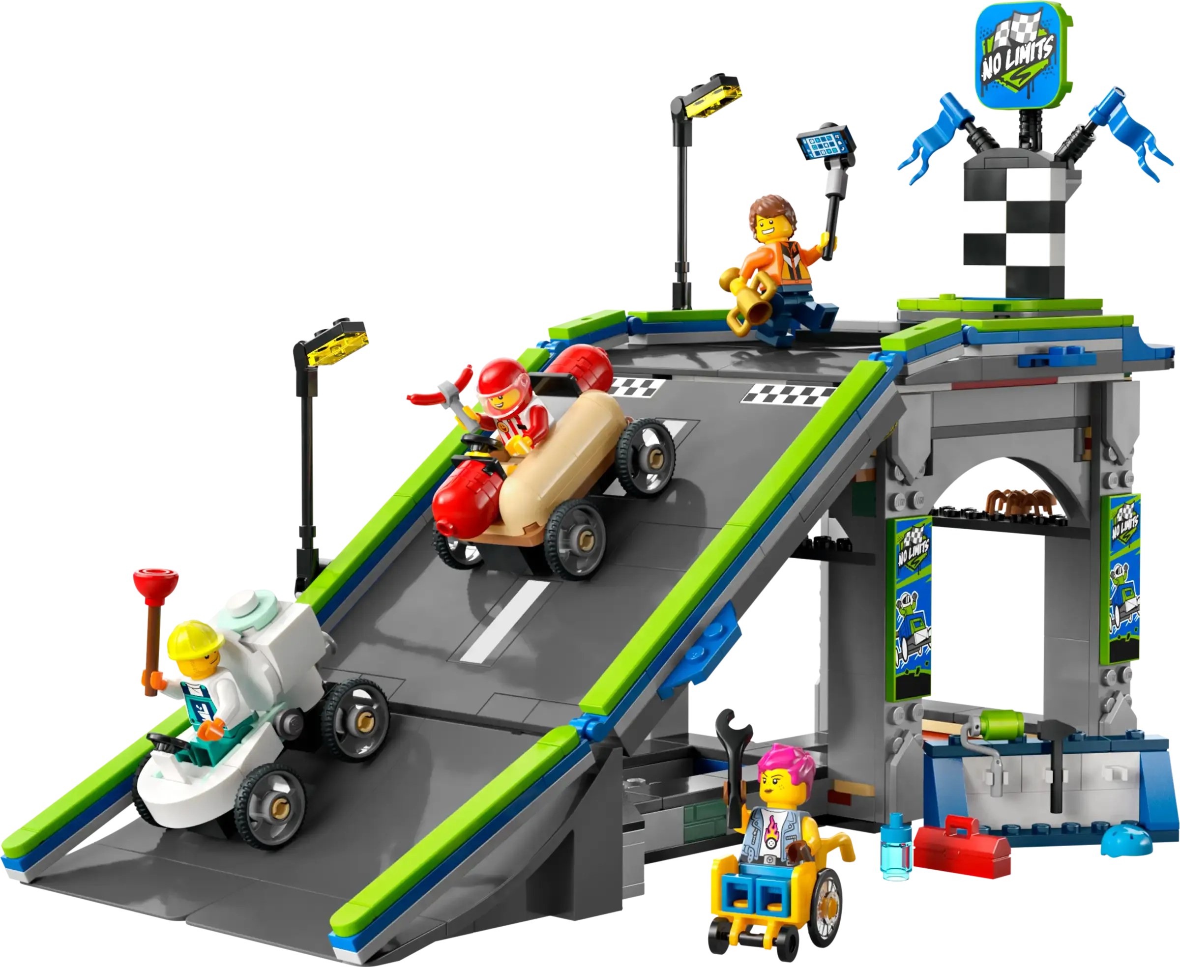 LEGO® 60460 No Limits: Race Car Ramp Track