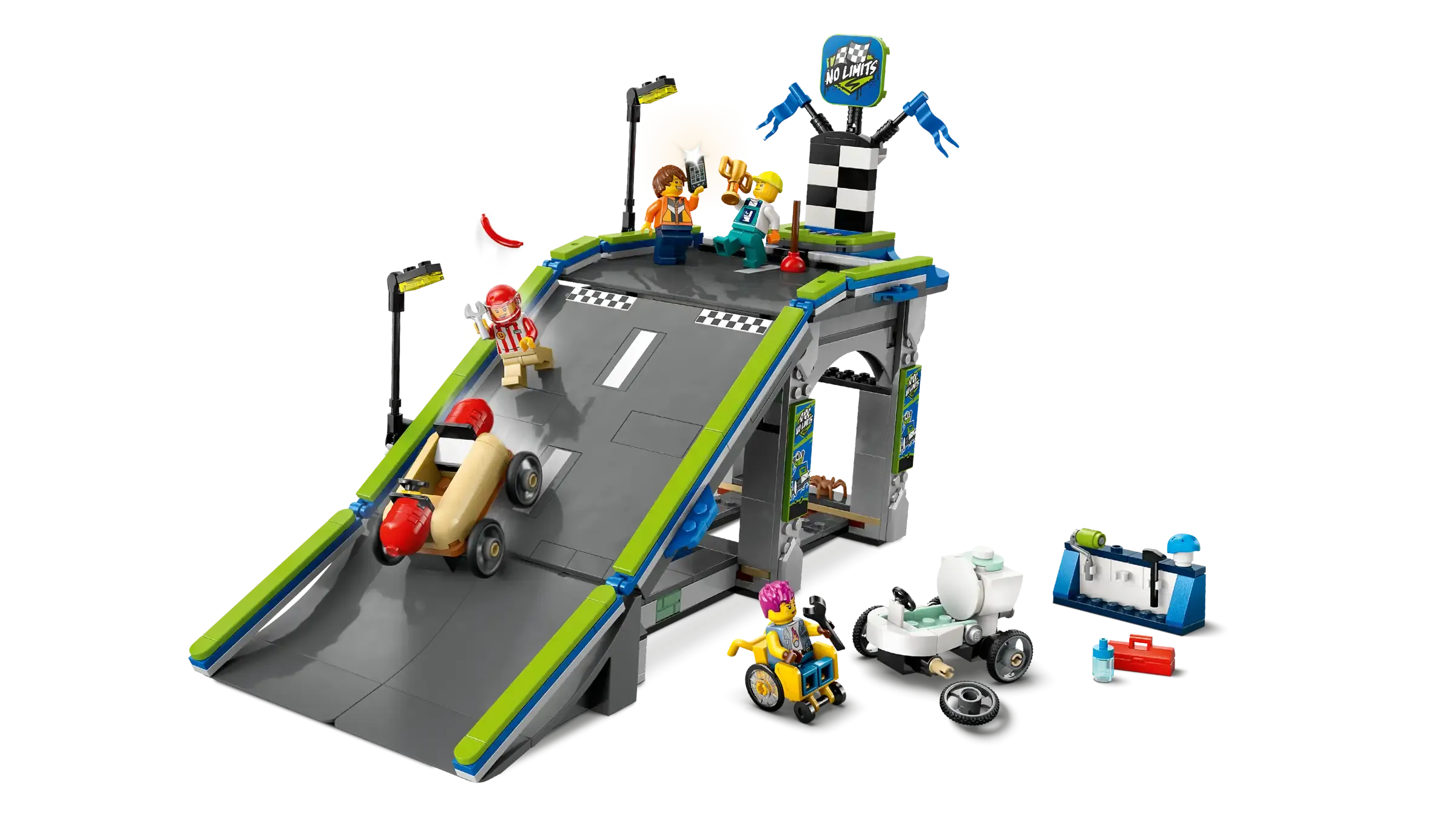 LEGO® 60460 No Limits: Race Car Ramp Track