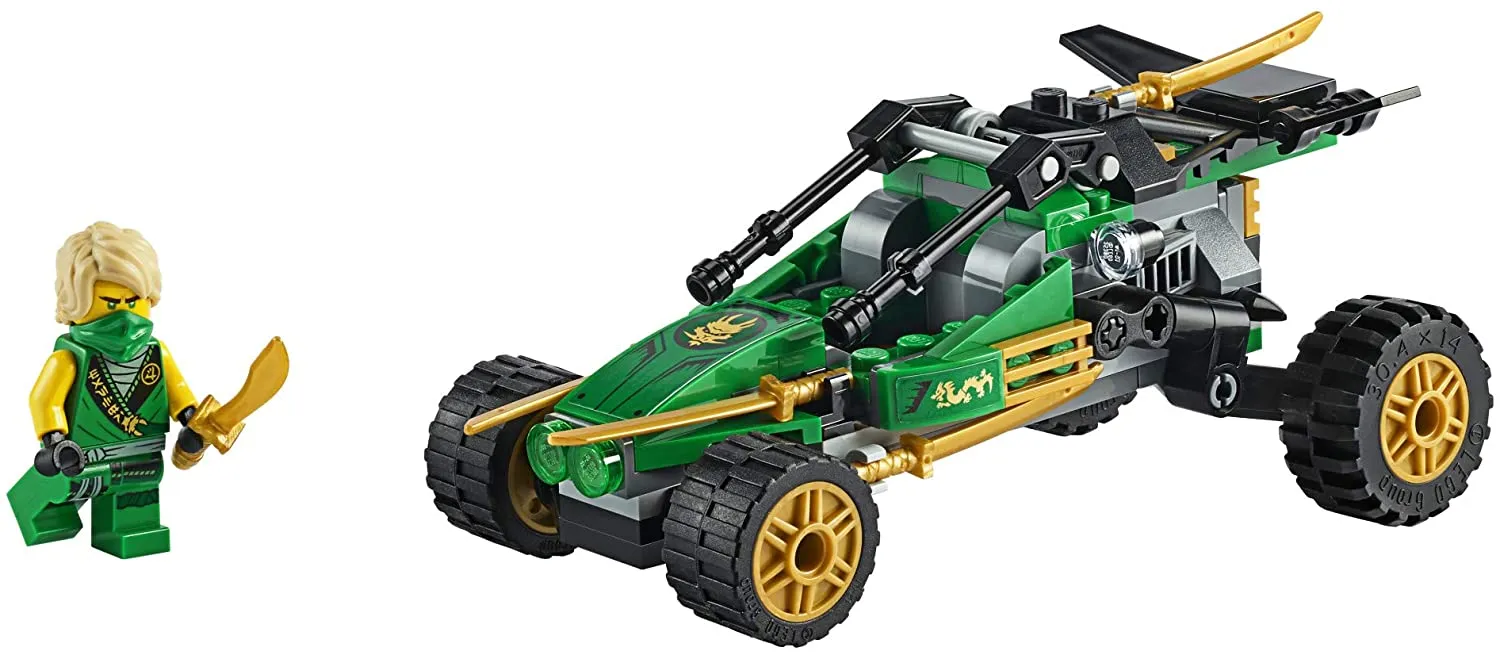 LEGO NINJAGO Legacy Jungle Raider 71700 Toy Buggy Building Kit, New 2020 (127 Pieces)