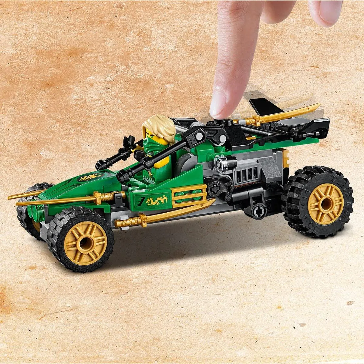 LEGO Ninjago Legacy Jungle Raider Car with Lloyd Minifigure Building Kit for Ages 7 