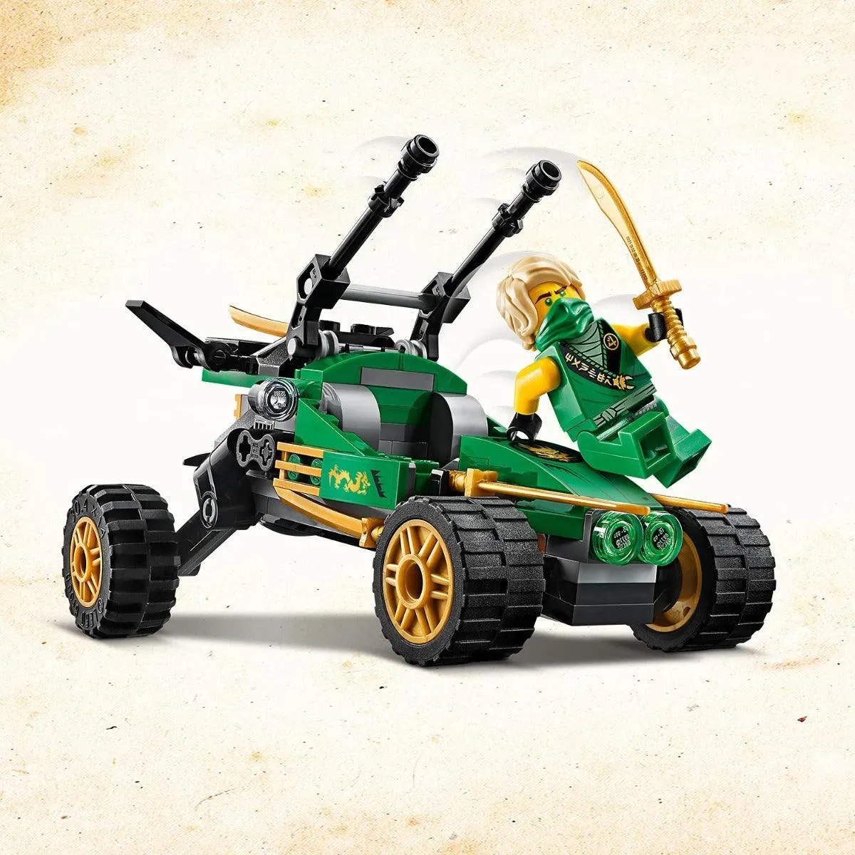 LEGO Ninjago Legacy Jungle Raider Car with Lloyd Minifigure Building Kit for Ages 7 