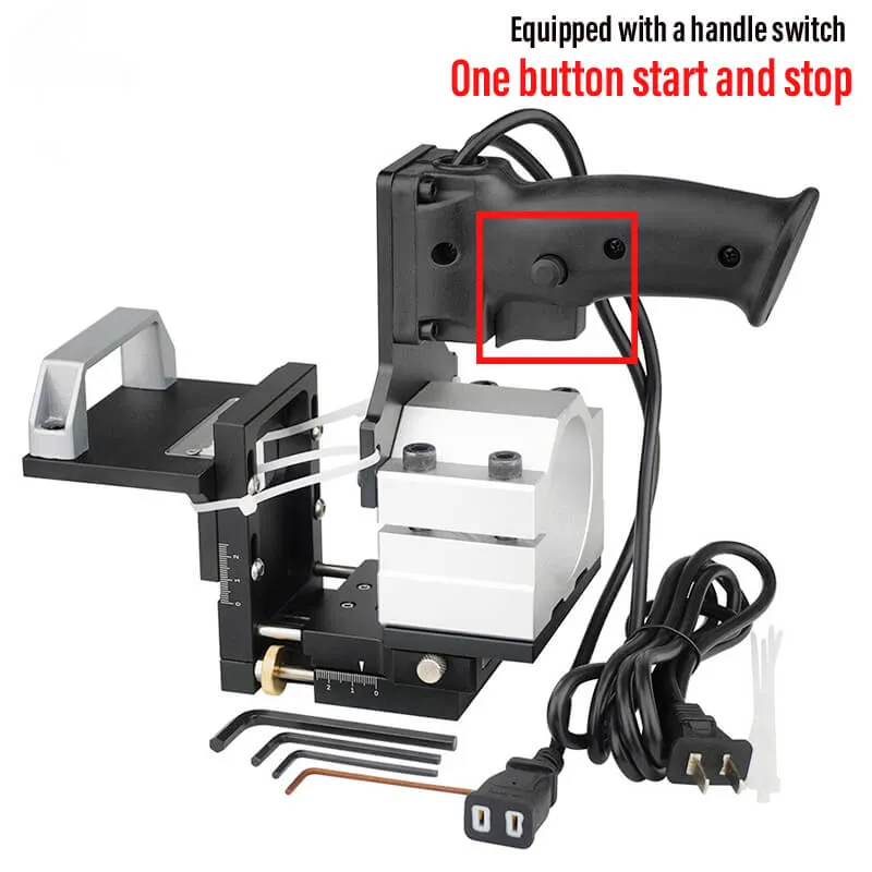 Levoite™ Mortising Jig Loose Tenon Joinery System Adjustable Trimmer Holder Bracket