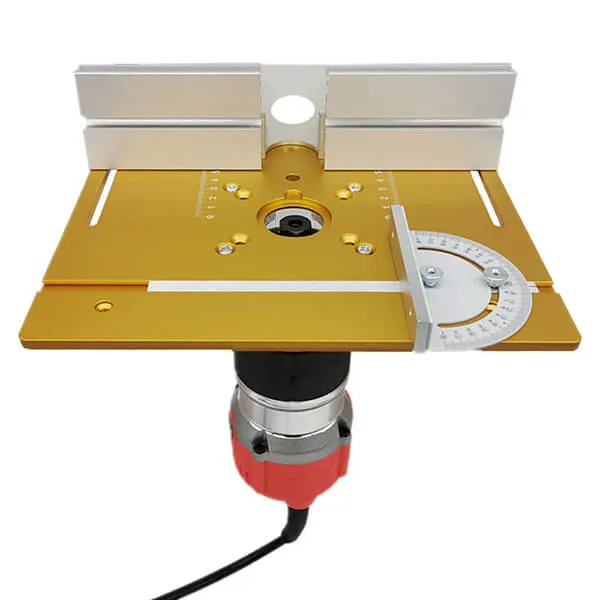 Levoite™ Router Table Insert Plate Miter Gauge WorkBenches Wood Router Multifunctional Trimmer Engraving Machine