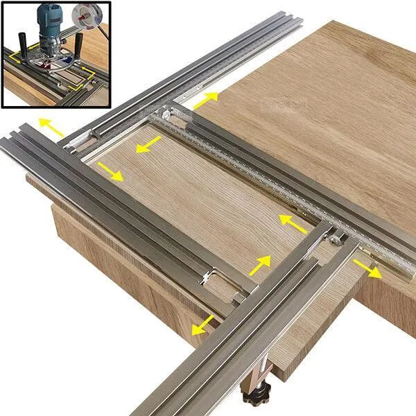 Levoite™ Trimming Machine Milling Groove Engraving Guide Rail System