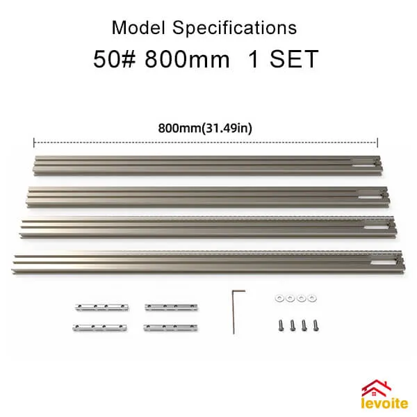 Levoite™ Trimming Machine Milling Groove Engraving Guide Rail System