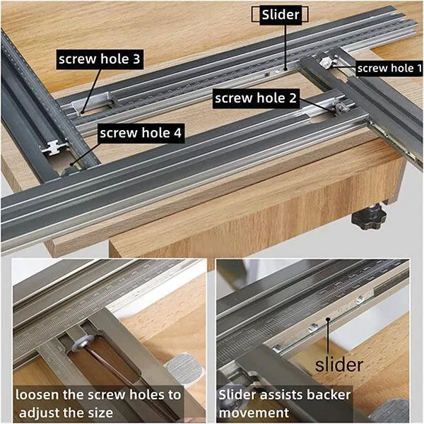 Levoite™ Trimming Machine Milling Groove Engraving Guide Rail System