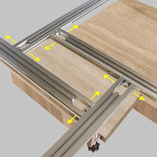 Levoite™ Trimming Machine Milling Groove Engraving Guide Rail System