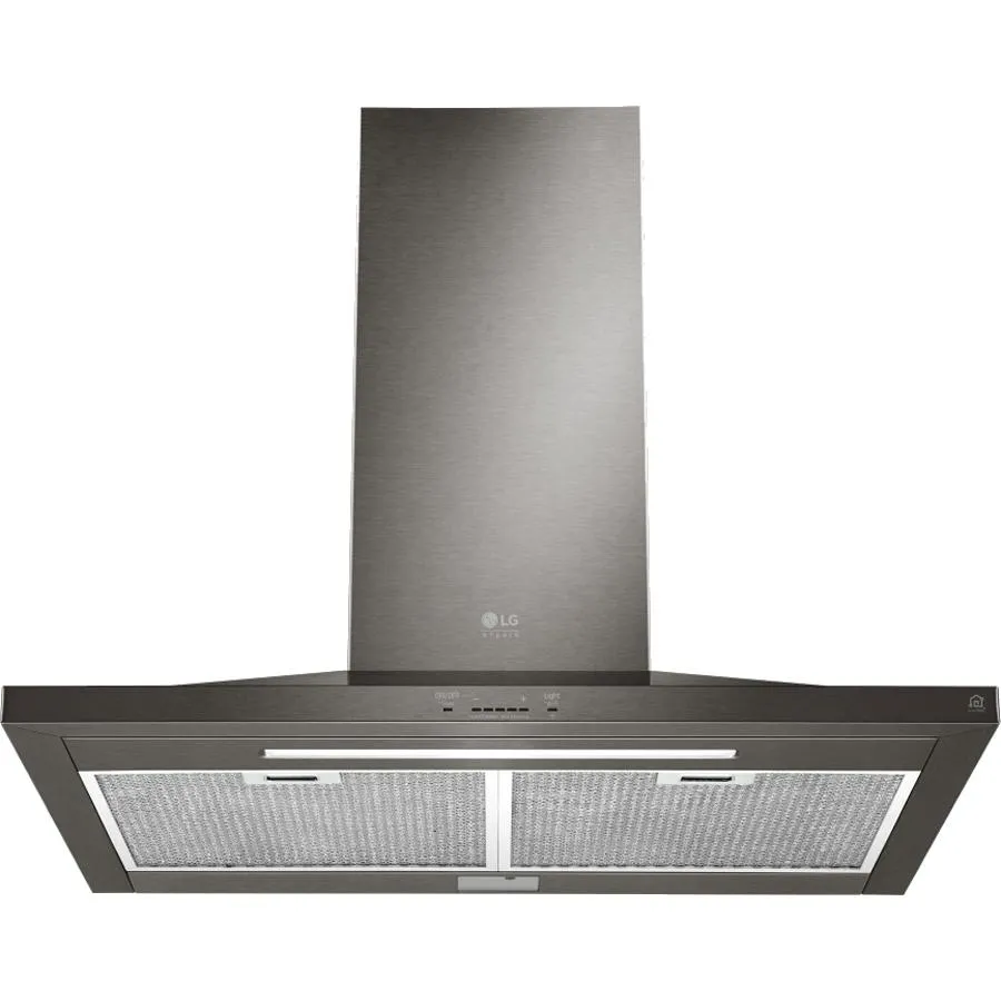 LG STUDIO 30-inch Wall Mount Range Hood with Wi-Fi LSHD3089BD