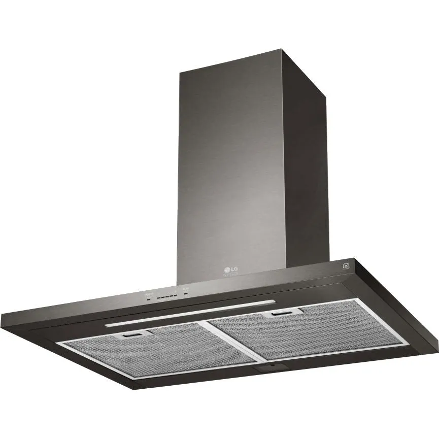 LG STUDIO 30-inch Wall Mount Range Hood with Wi-Fi LSHD3089BD