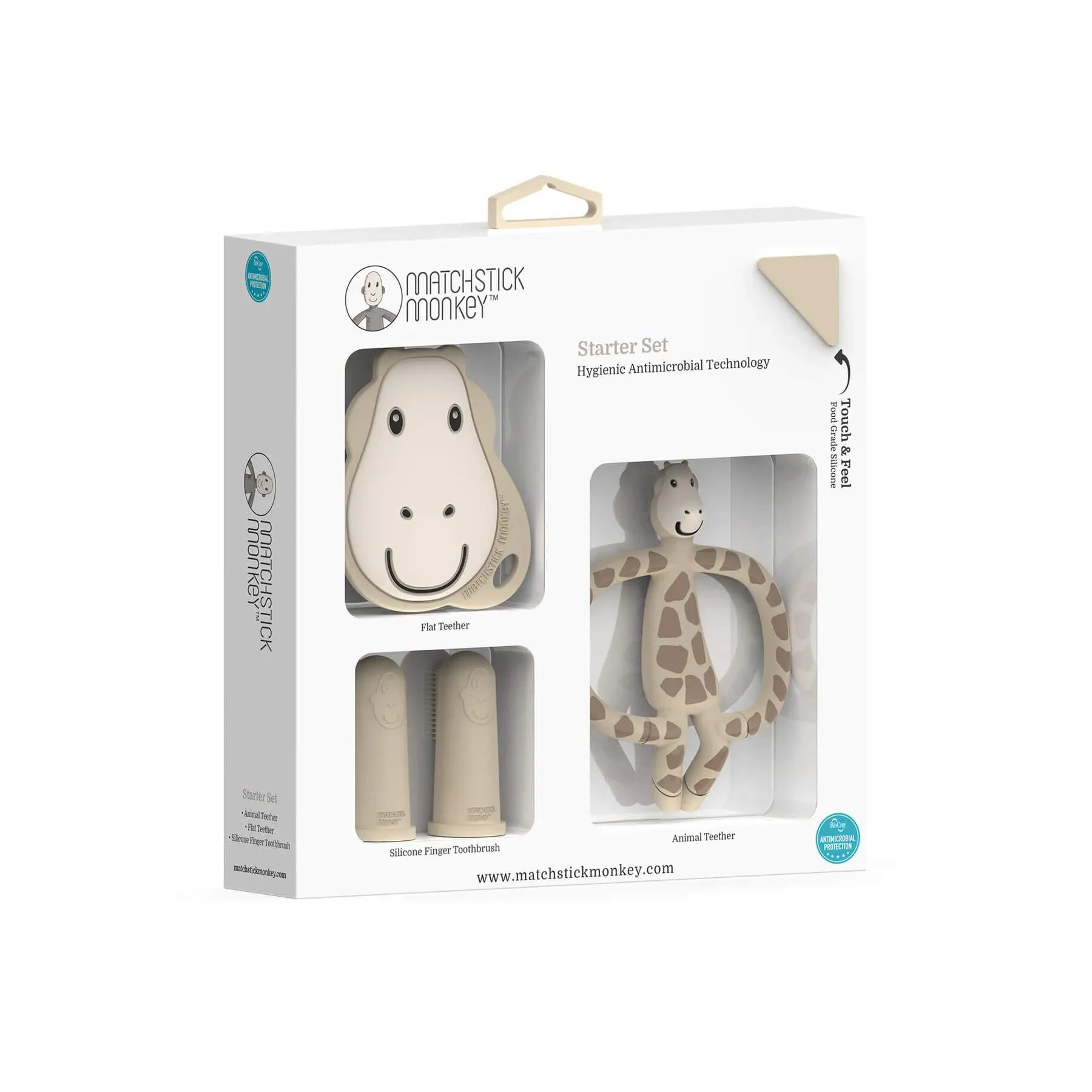 Matchstick Monkey Teething Starter Set (Gigi Giraffe)