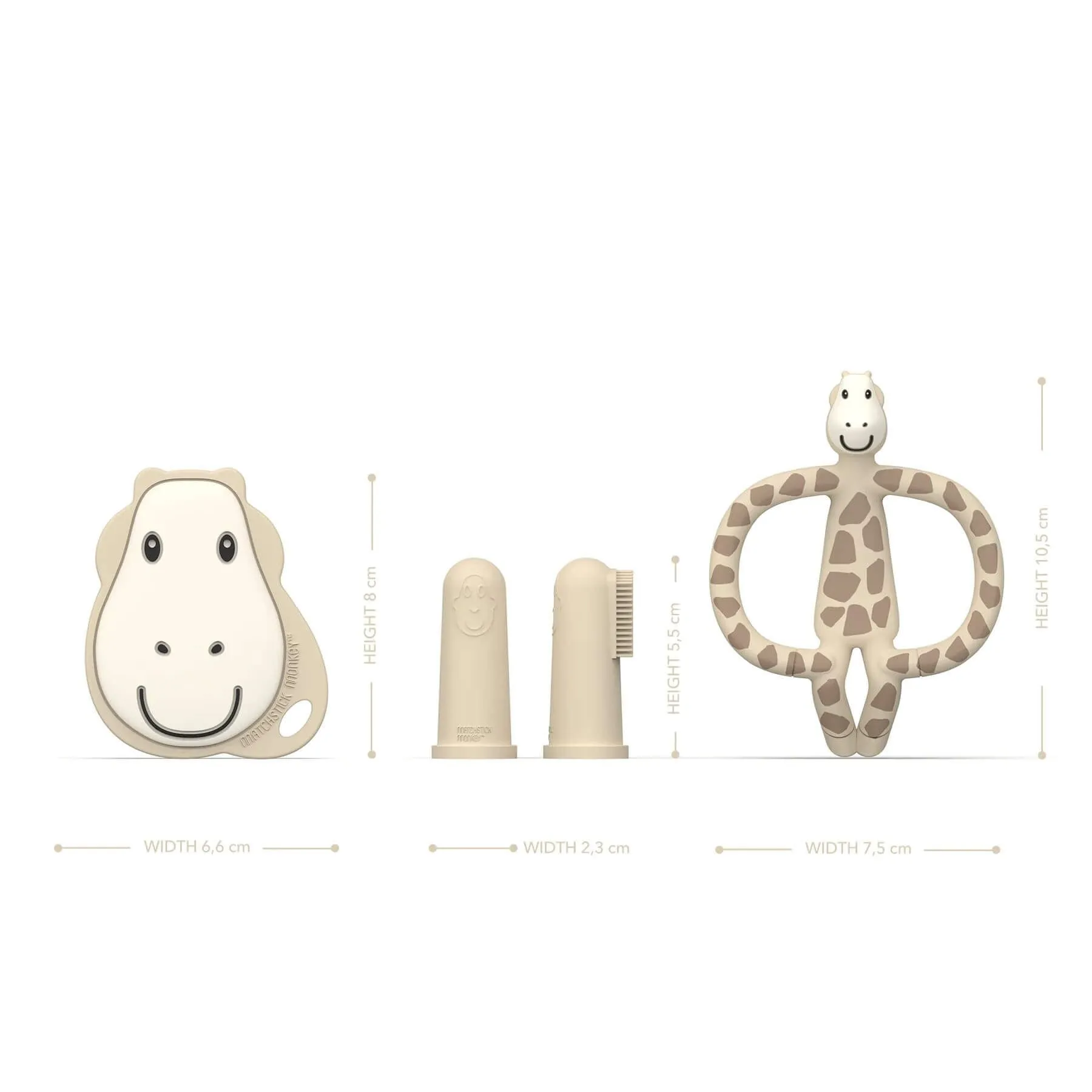 Matchstick Monkey Teething Starter Set (Gigi Giraffe)