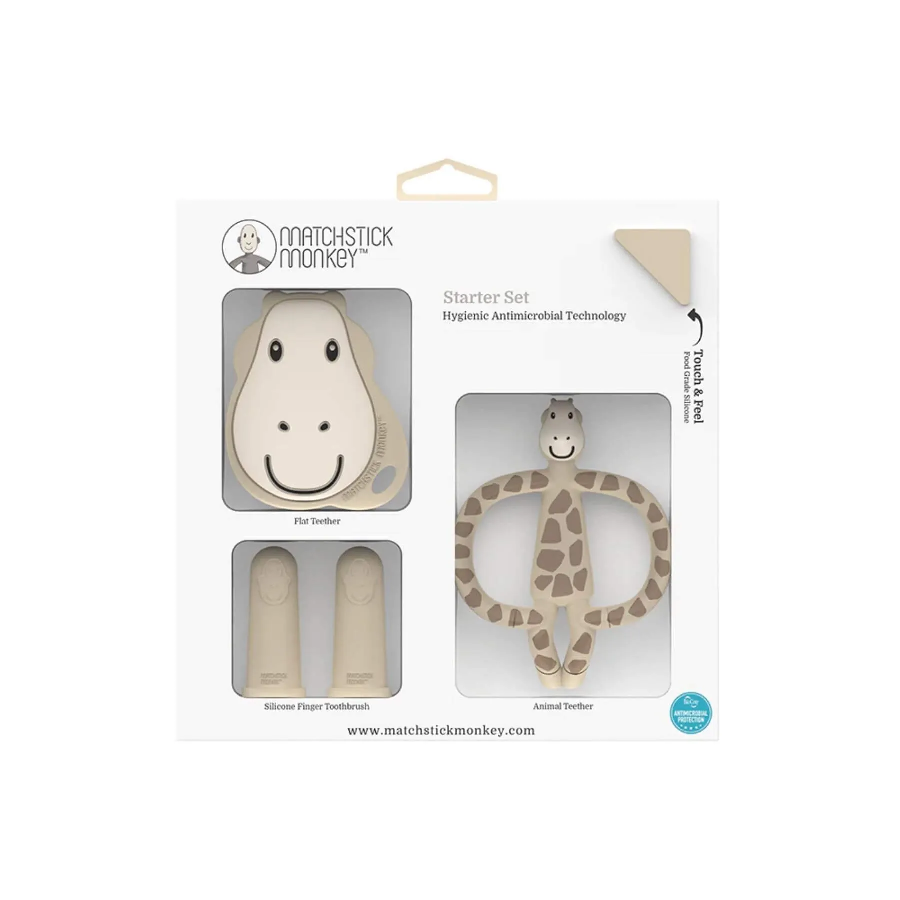 Matchstick Monkey Teething Starter Set (Gigi Giraffe)