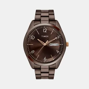 Men's Brown Analog Stainless Steel Watch TWTG10406