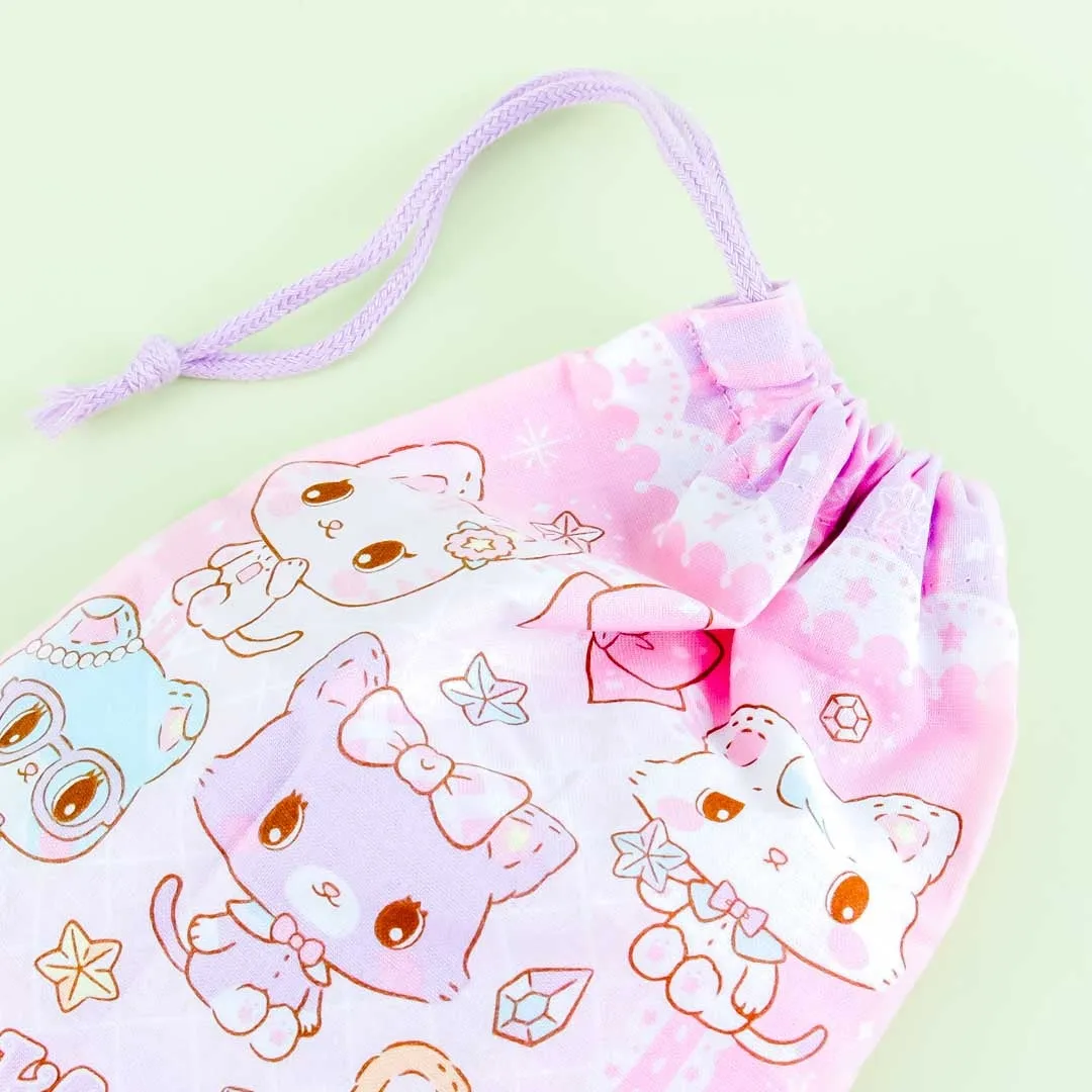 Mewkledreamy & Friends Drawstring Cup Bag