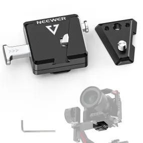 NEEWER GA009 Mini V Mount Battery Plate for DJI RS 2 RSC 2 RS 3