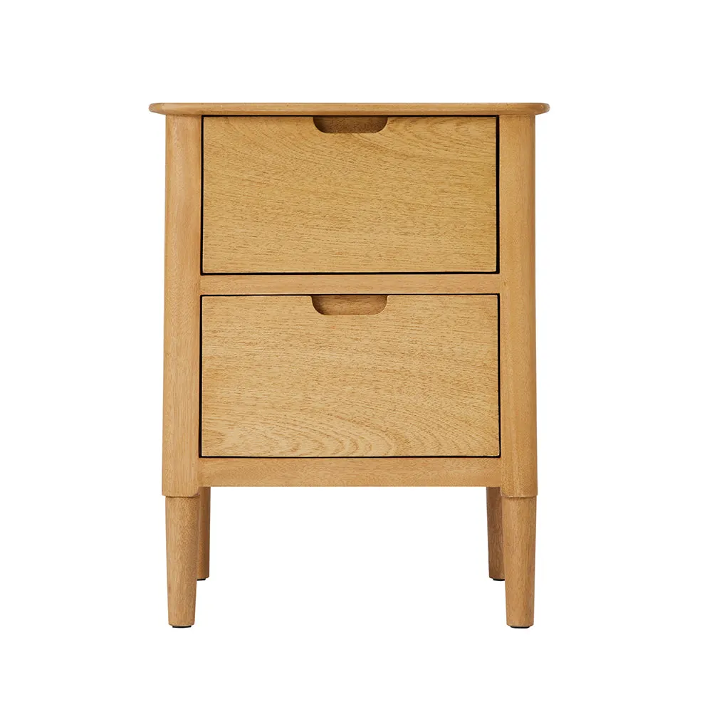 Norway Oak Wooden Bedside Table