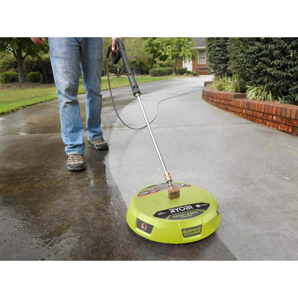 Open Box -  Ryobi RY31SC01 15 in. 3300 PSI Surface Cleaner for Gas Pressure Washer