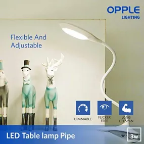 OPPLE Reading Light LED Rechargeable Flicker Free Desk Book Lamp ( White )