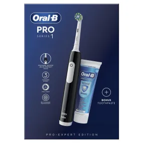 Oral B Pro Cross Action Black Toothbrush Set