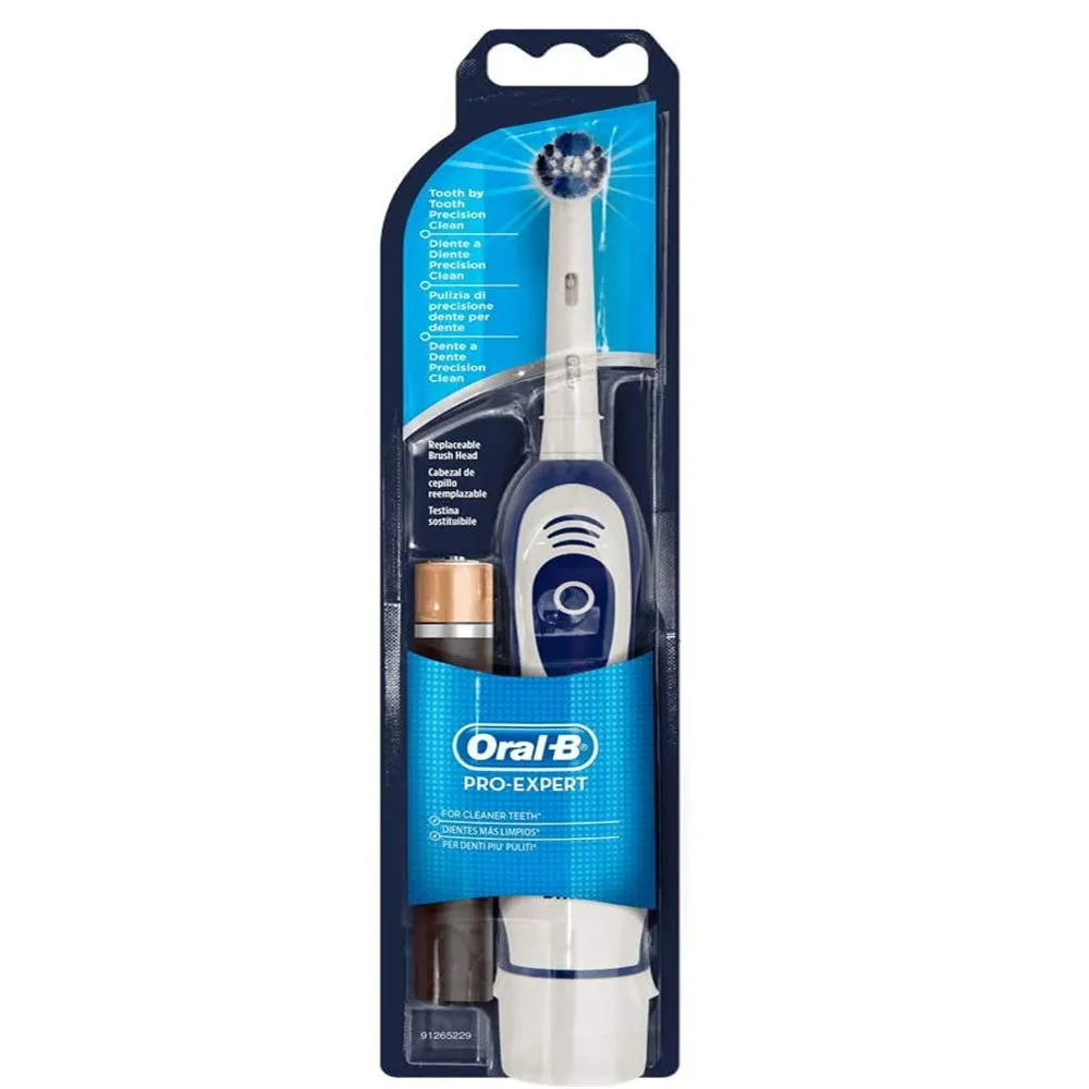 Oral-B Pro-Expert Toothbrush with 2D Cleaning, Blue & White