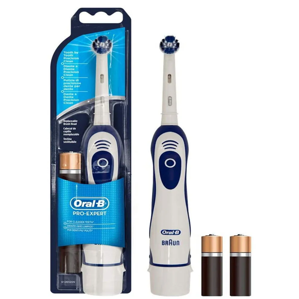 Oral-B Pro-Expert Toothbrush with 2D Cleaning, Blue & White