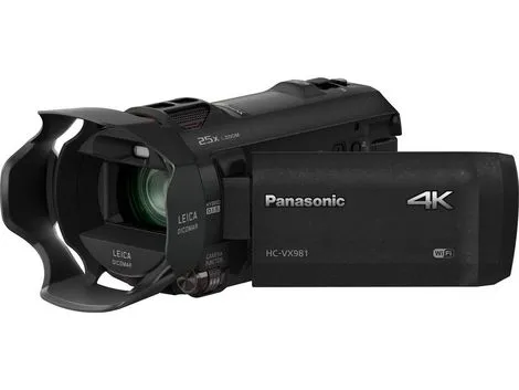 Panasonic HC-VX981K Ultra HD Camcorder with Wi-Fi Twin Camera and 4K Photo Features (Black)