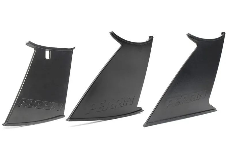 Perrin 04  Subaru STi Black Plastic Wing Support (perPSP-BDY-100BK)