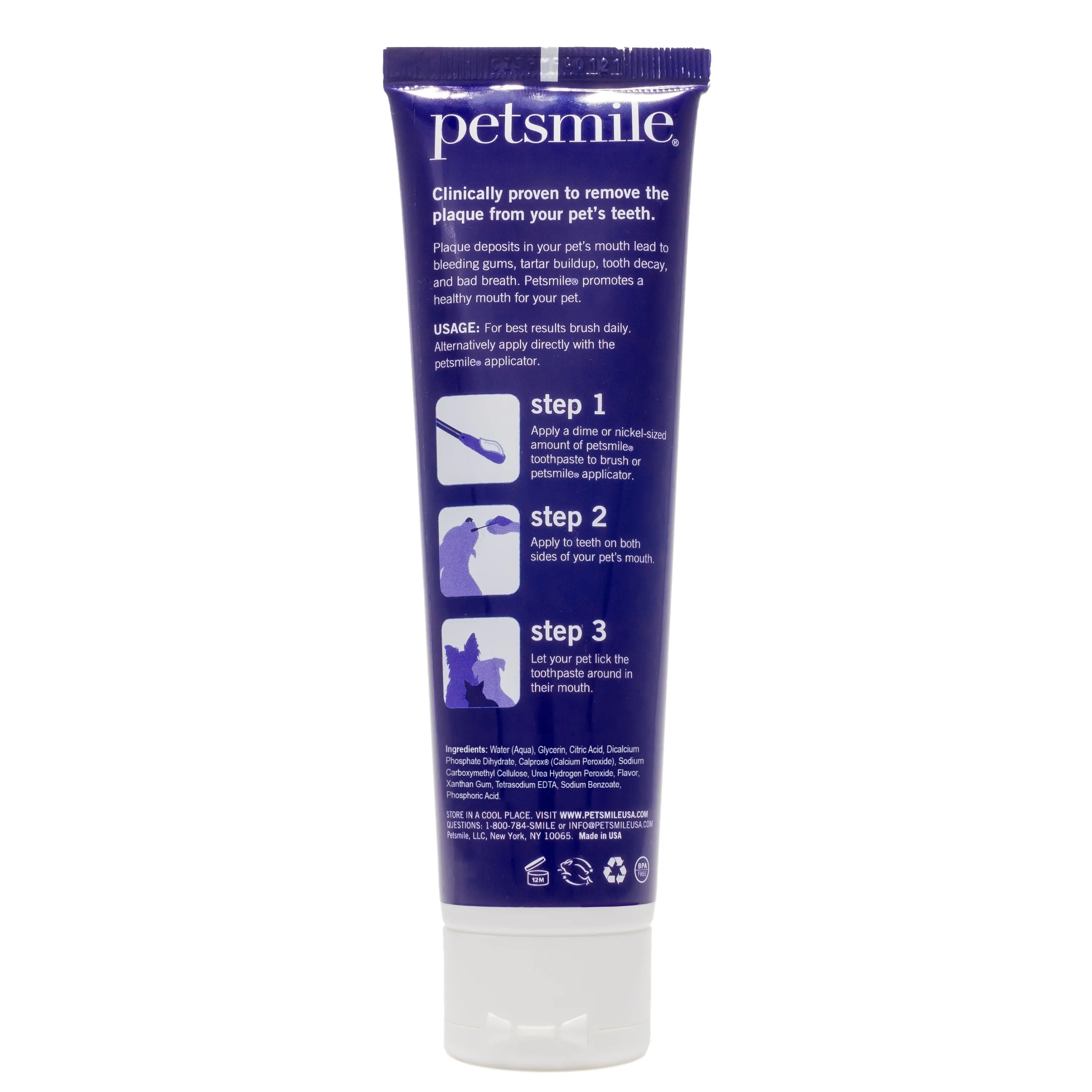 Petsmile Say Cheese Flavoured Professional Toothpaste for Dogs and Cats 4.2ox/119g