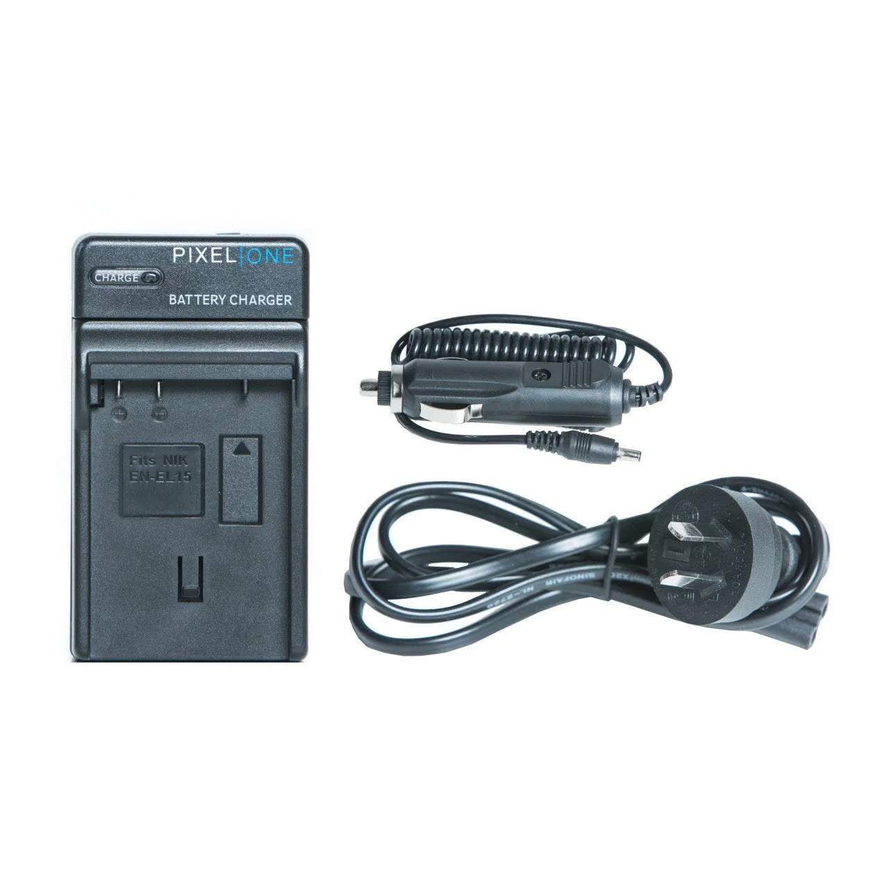 Pixel One MH-25A Battery Charger for Nikon EN-El15 D7000/D800/D600/D7100