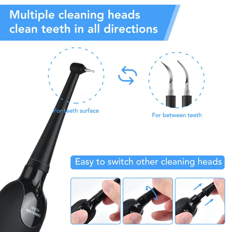 Portable Electric Tooth Cleaner LED Screen Dental Care Set