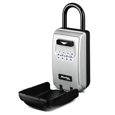 Portable Lock Box with Lighted Dial