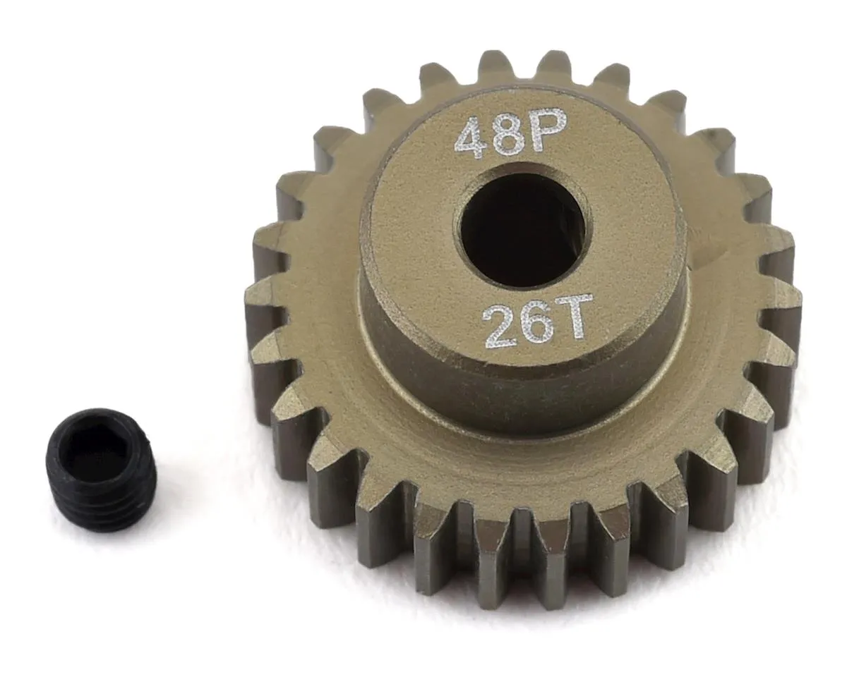 ProTek RC 48P Lightweight Hard Anodized Aluminum Pinion Gear (3.17mm Bore)