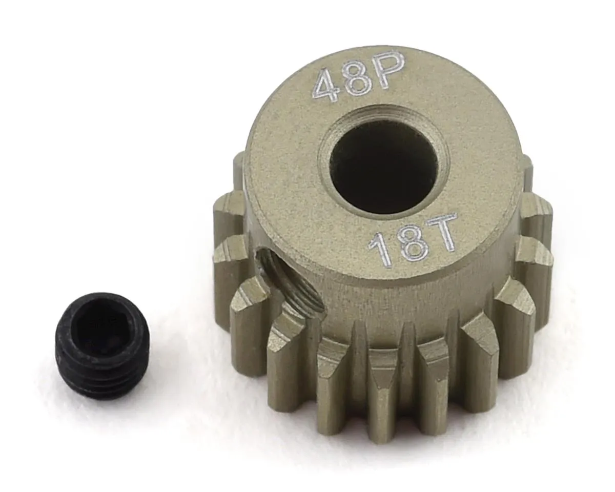 ProTek RC 48P Lightweight Hard Anodized Aluminum Pinion Gear (3.17mm Bore)