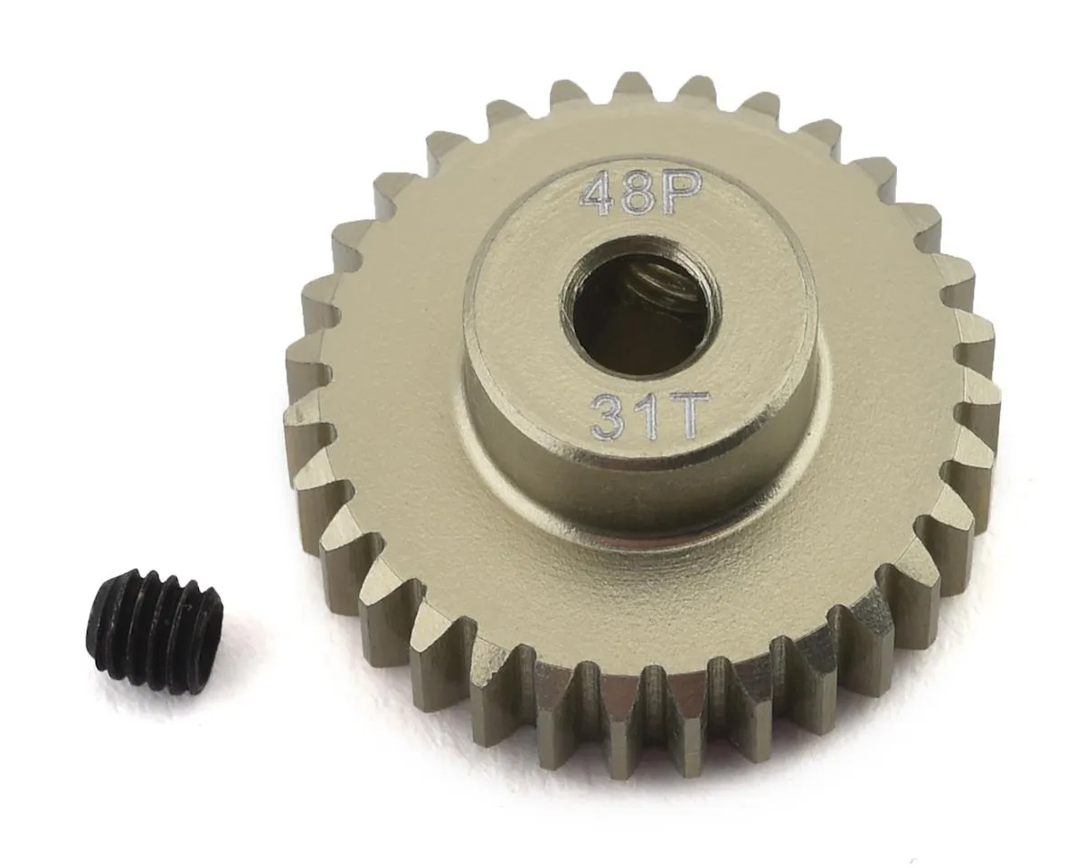 ProTek RC 48P Lightweight Hard Anodized Aluminum Pinion Gear (3.17mm Bore)