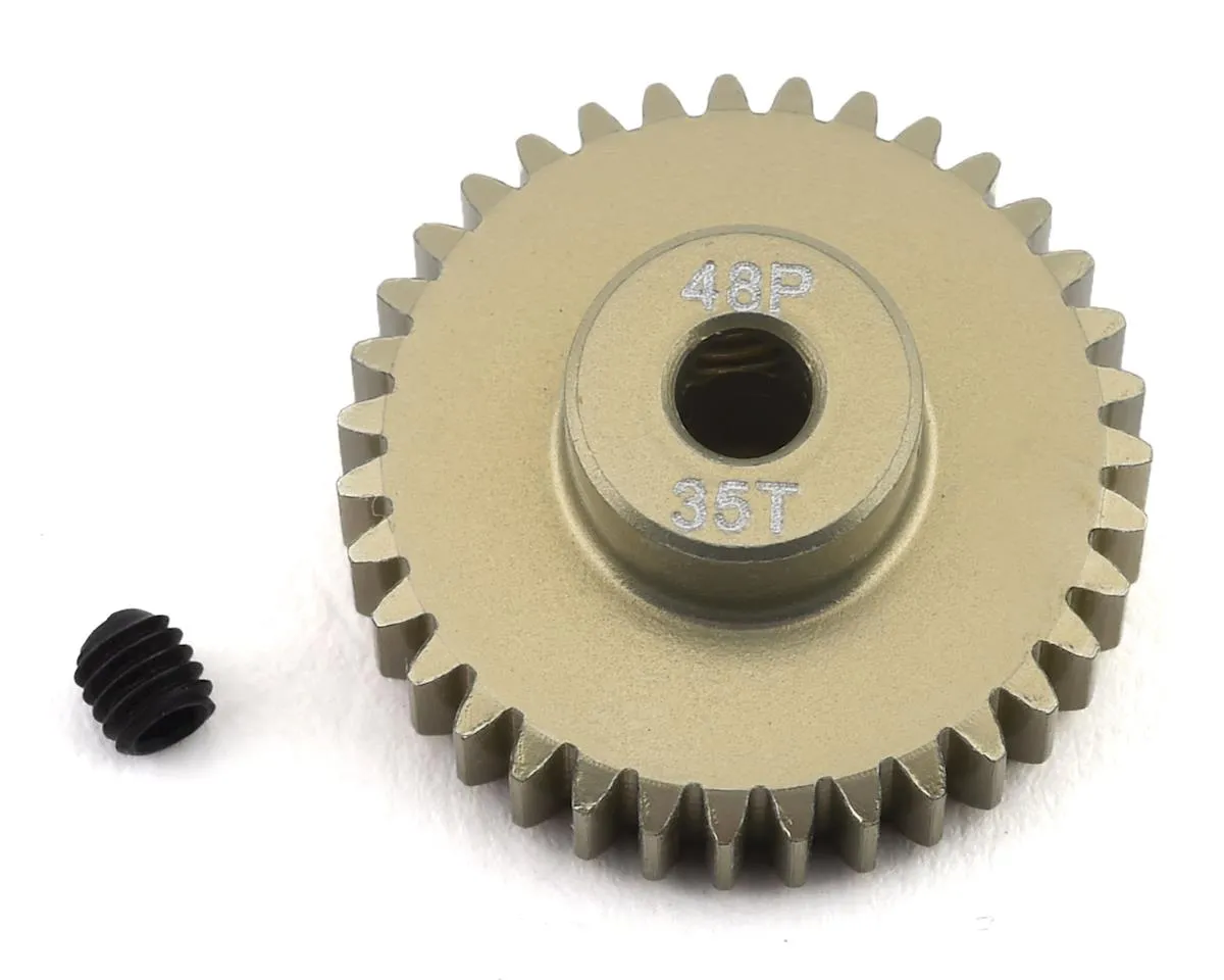 ProTek RC 48P Lightweight Hard Anodized Aluminum Pinion Gear (3.17mm Bore)