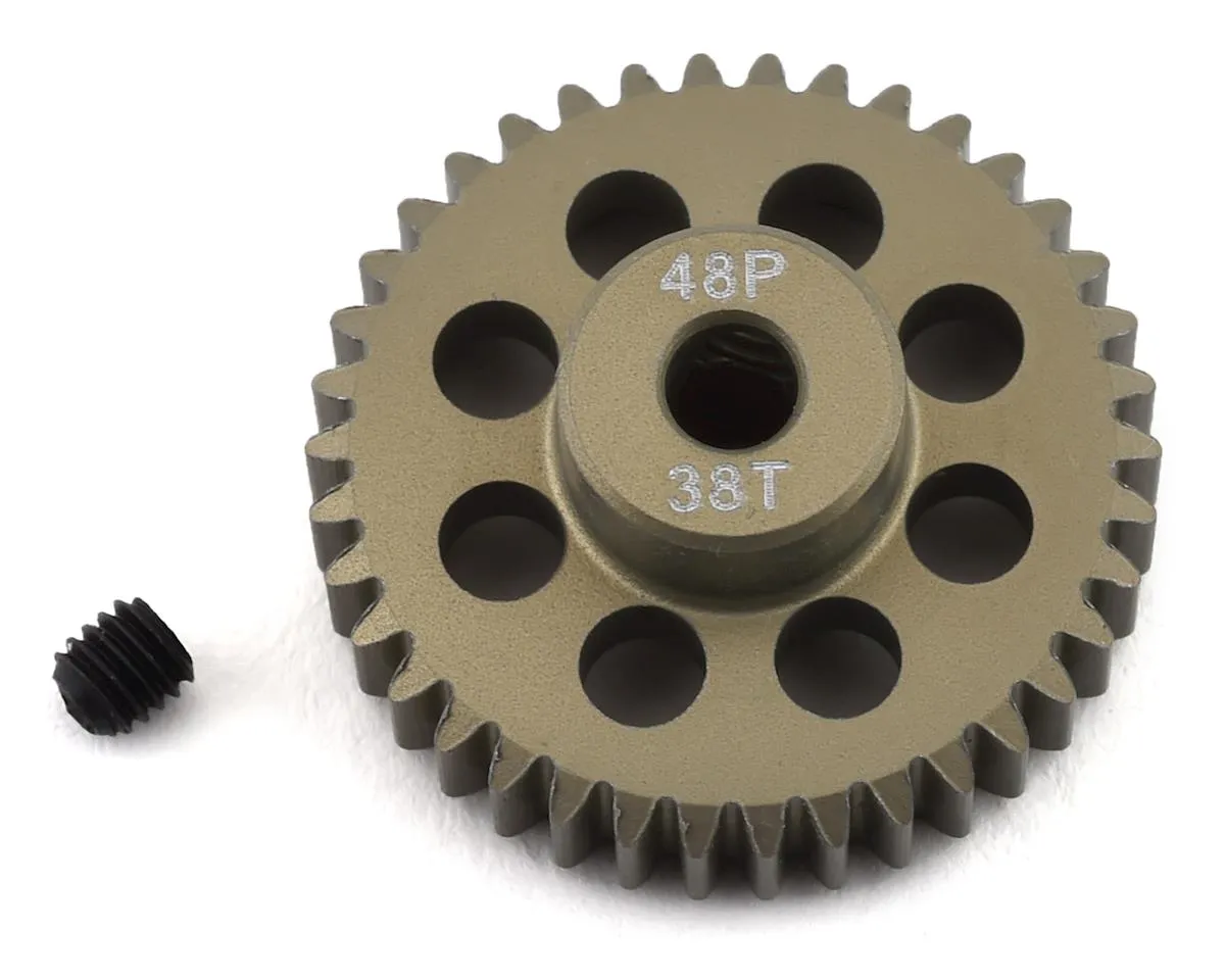 ProTek RC 48P Lightweight Hard Anodized Aluminum Pinion Gear (3.17mm Bore)