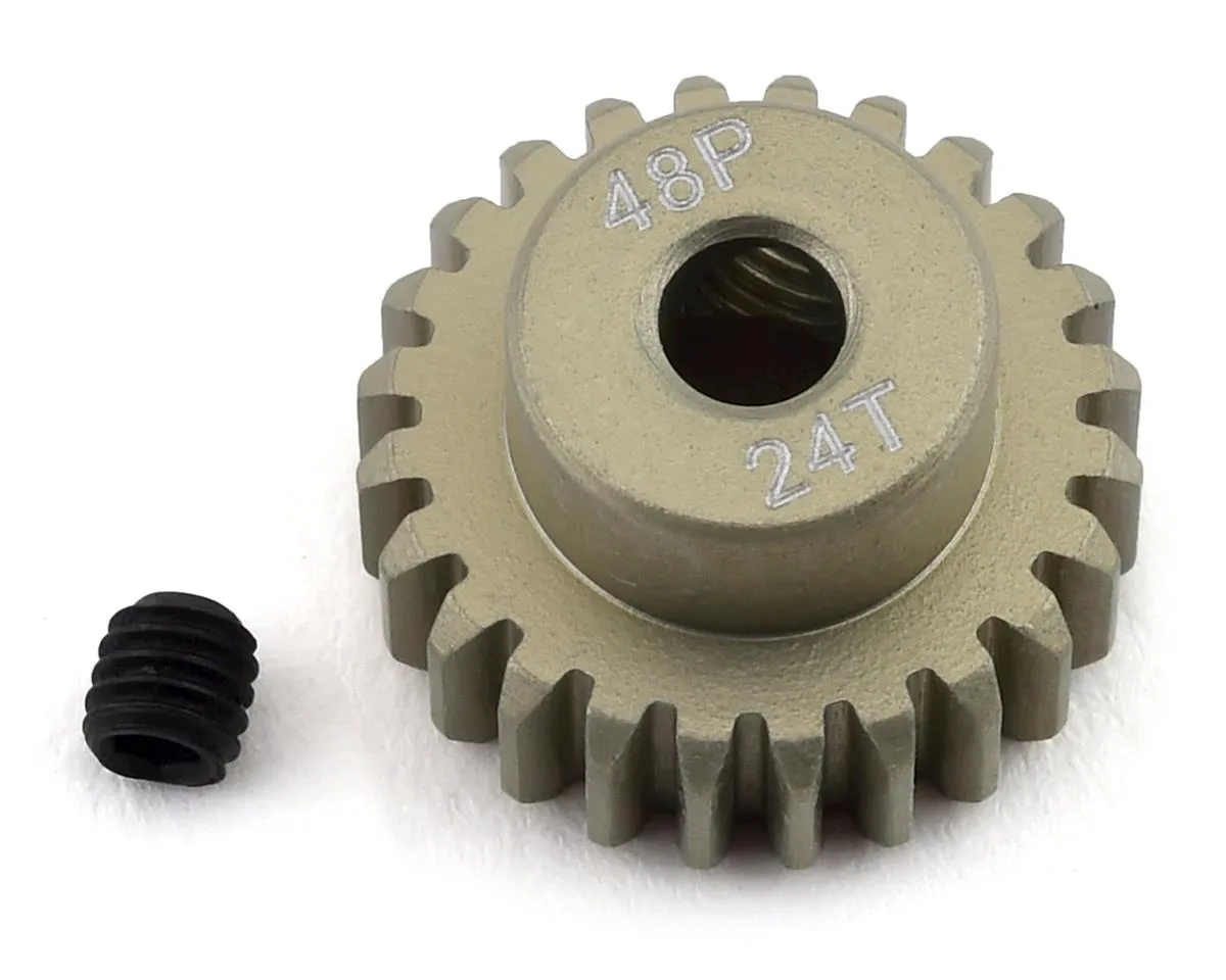 ProTek RC 48P Lightweight Hard Anodized Aluminum Pinion Gear (3.17mm Bore)