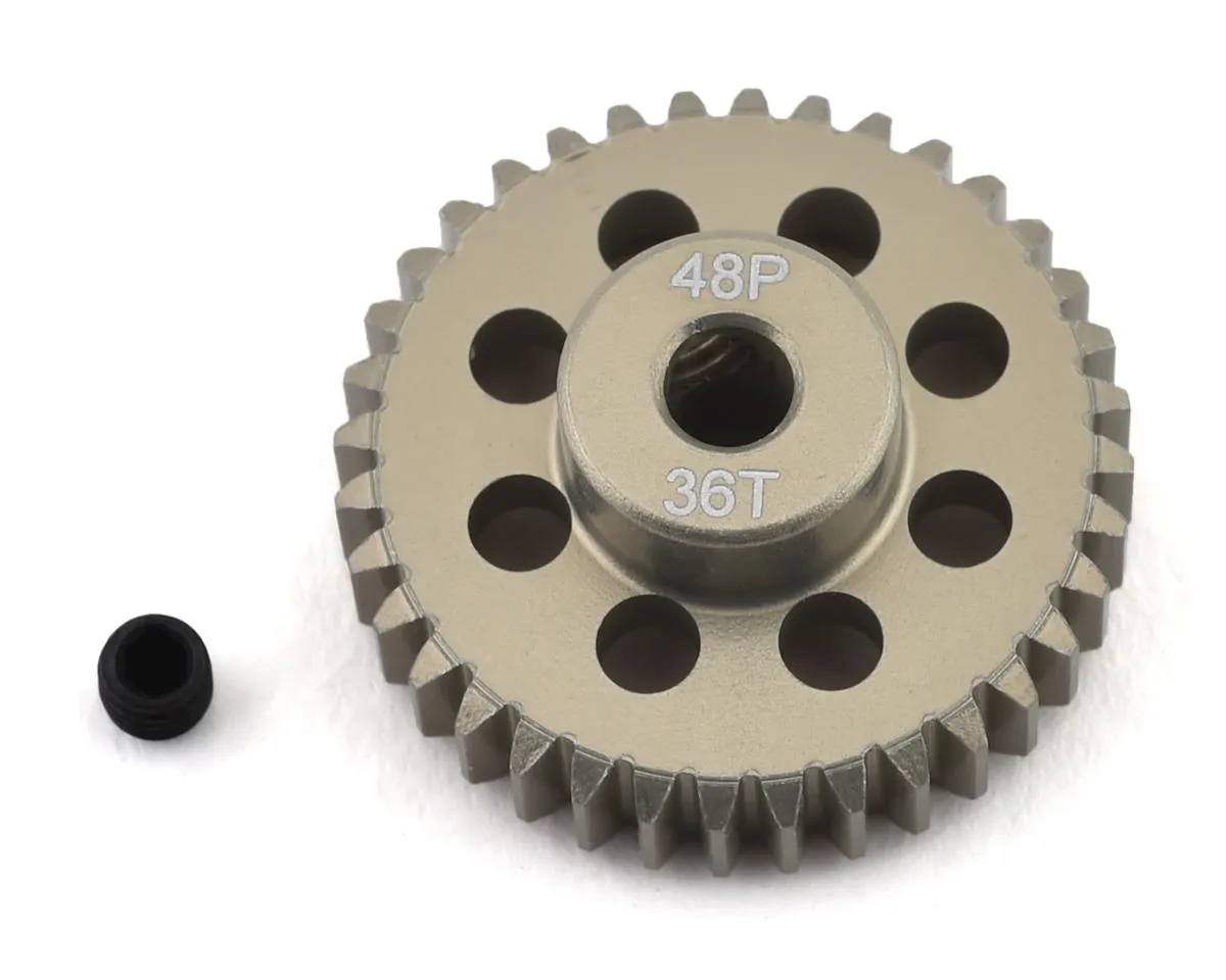 ProTek RC 48P Lightweight Hard Anodized Aluminum Pinion Gear (3.17mm Bore)