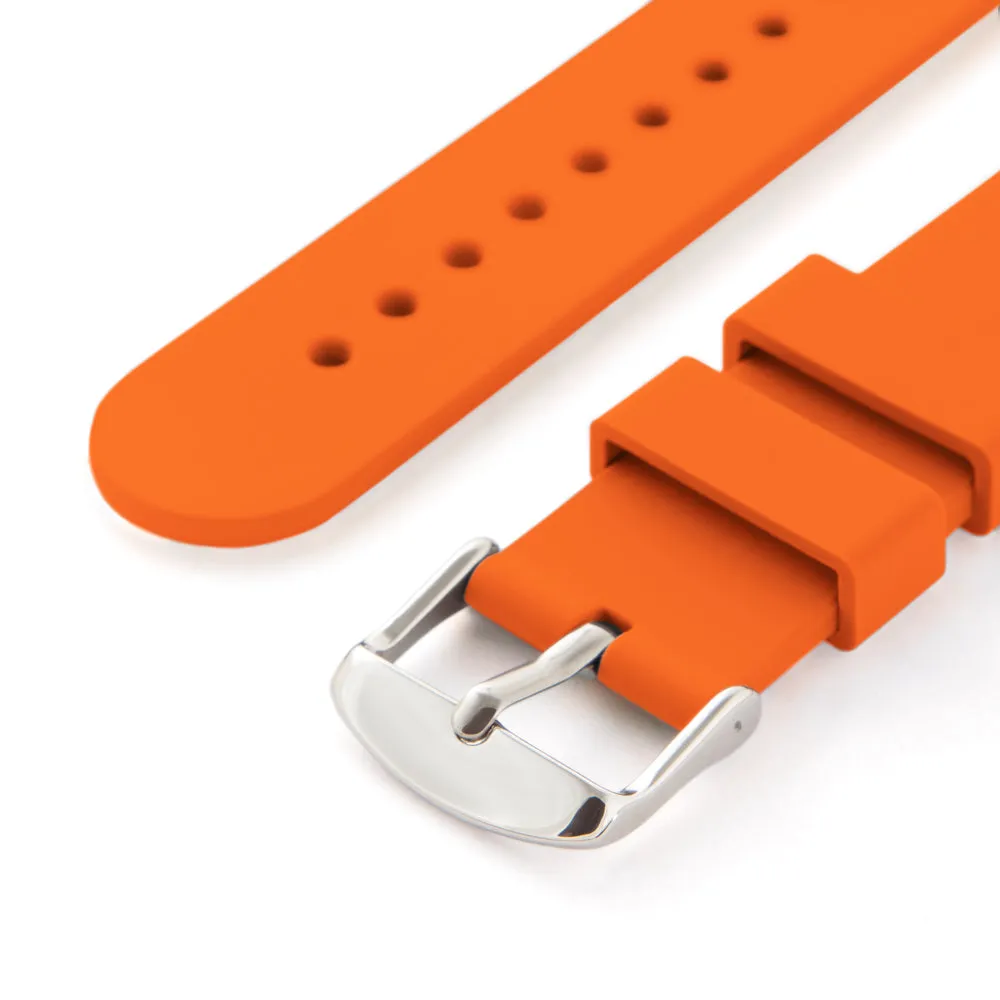 Quick Release Silicone Watch Band - Portland Orange