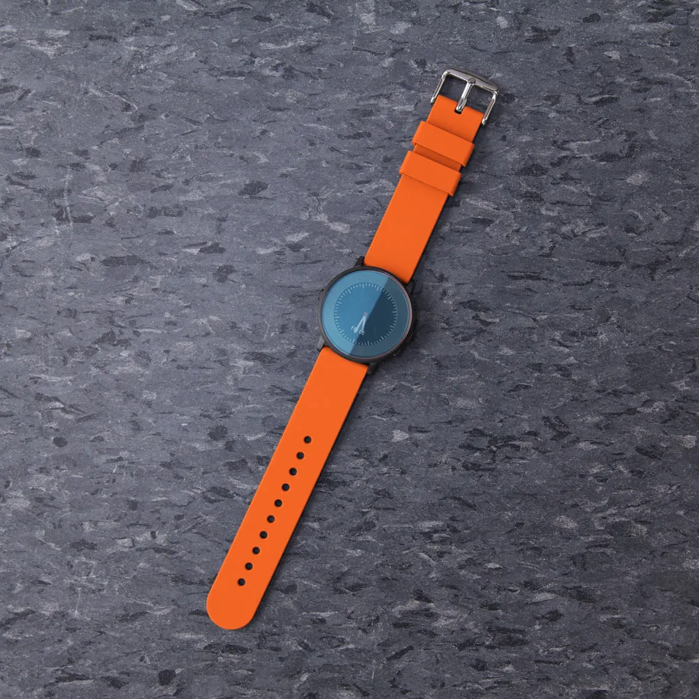 Quick Release Silicone Watch Band - Portland Orange