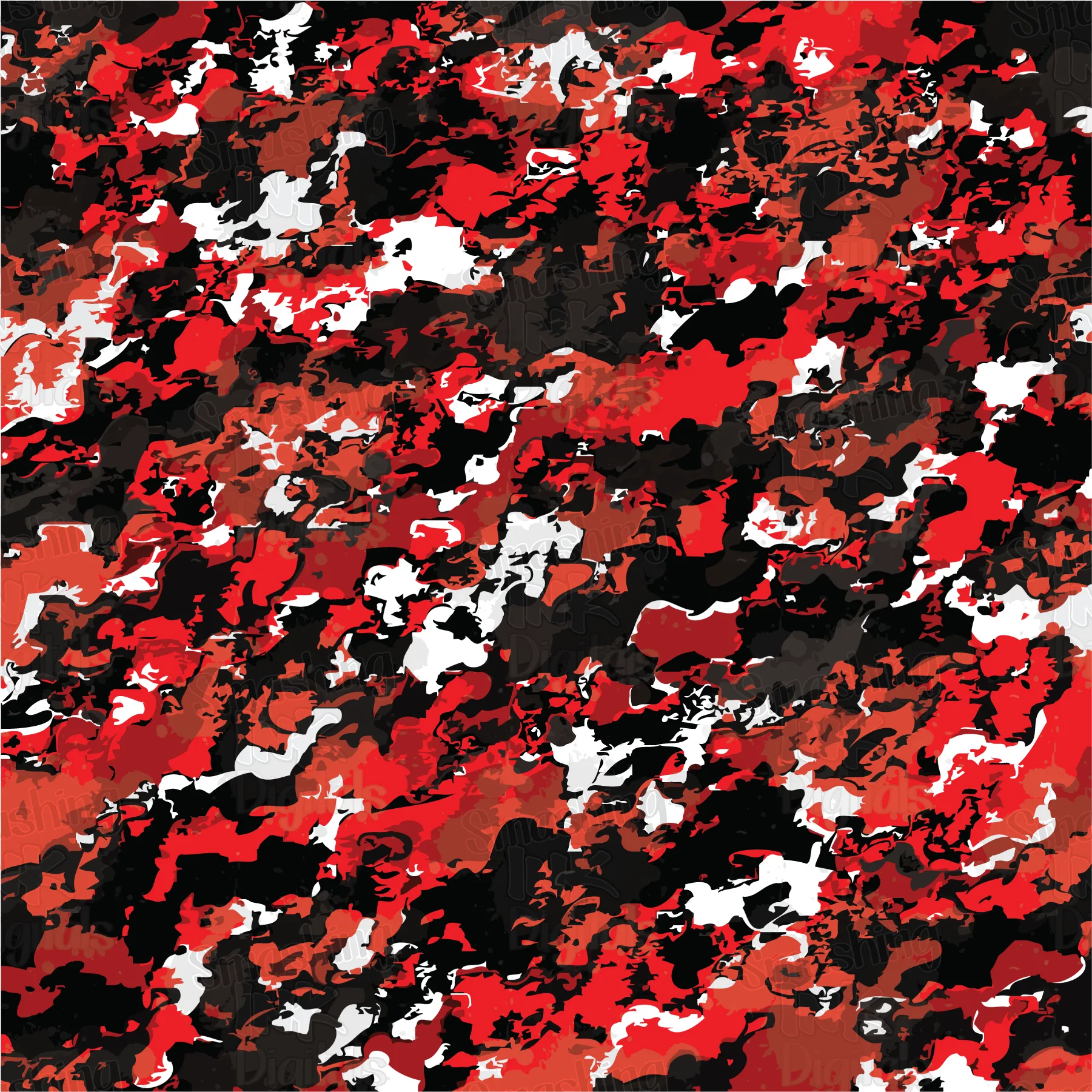 Red Camo - Digital Paper