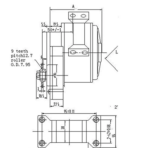 REES52 Metal 24V 250W My1016Z2 Electric Motor For E-Bike, Electric Tricycle, Electric Motor